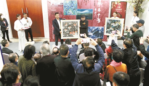 陳明從藝50年作品展 歲月留痕，文藝創作綻放光華